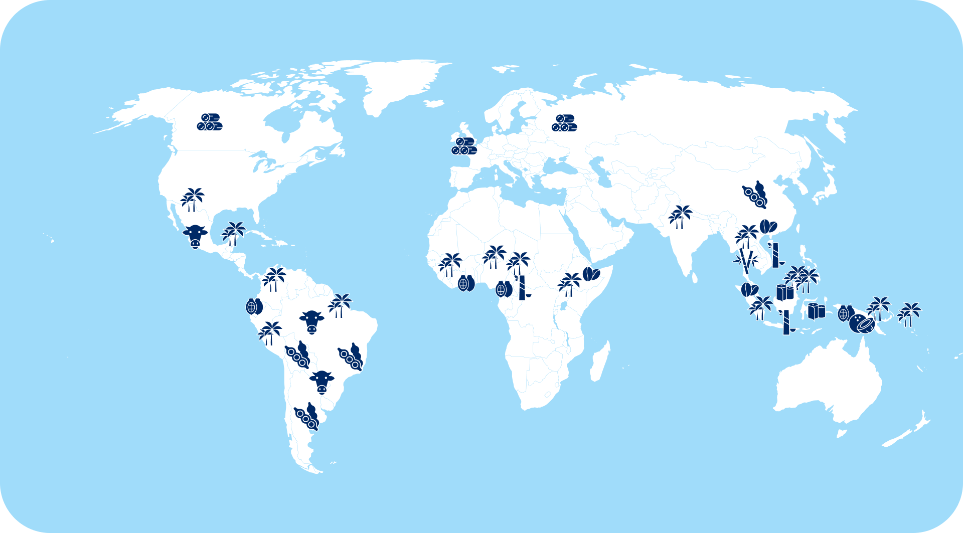 Commodity map Commodity map